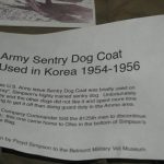 Army Sentry Dog Coat information