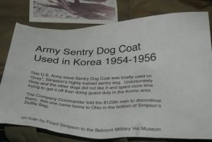 Army Sentry Dog Coat information
